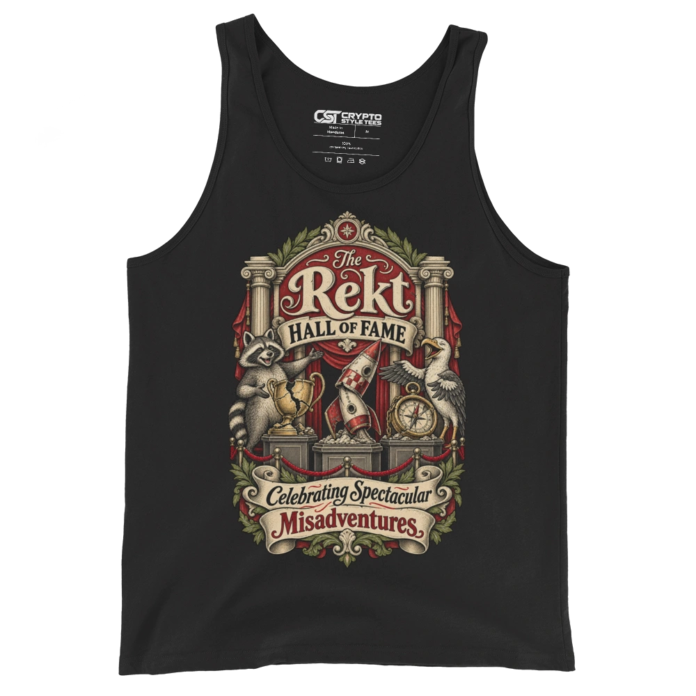 The Rekt Hall of Fame Celebrating Spectacular Misadventures Tank Top