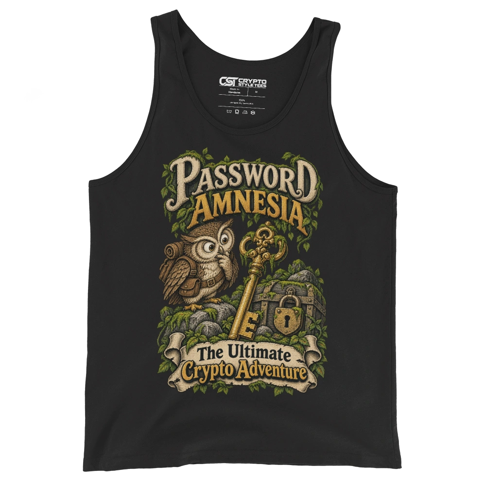 Password Amnesia The Ultimate Crypto Adventure Tank Top