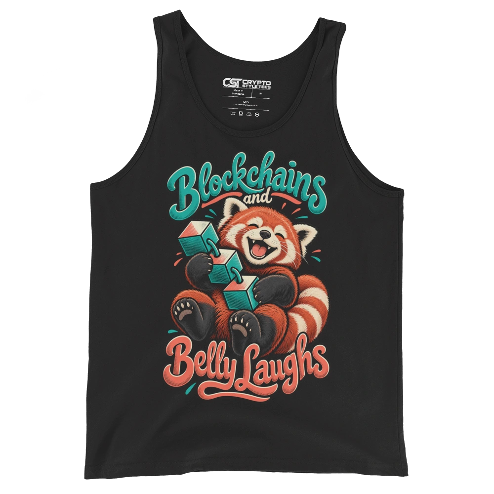 Blockchains and Belly Laughs Tank Top