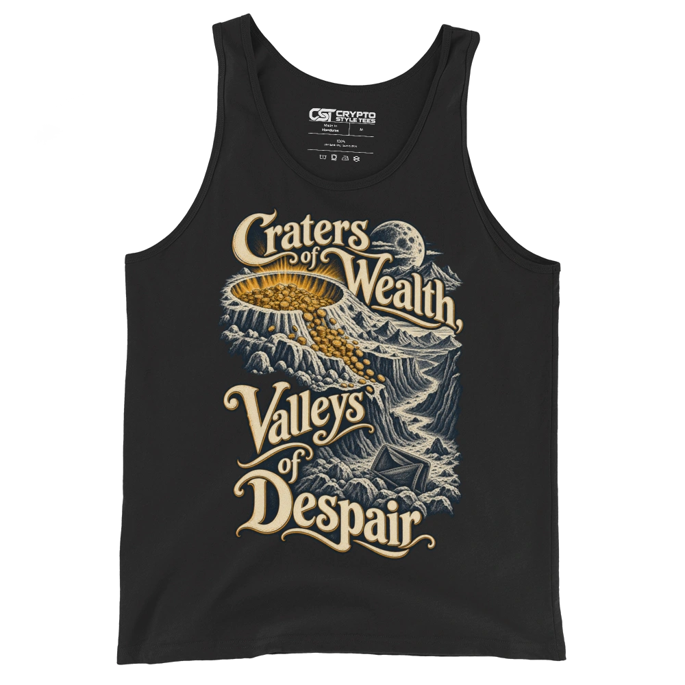 Craters of Wealth, Valleys of Despair Tank Top