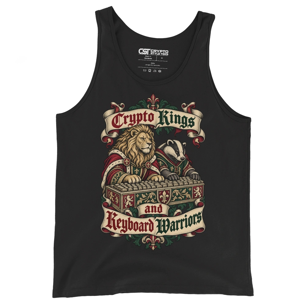 Crypto Kings and Keyboard Warriors Tank Top in Black
