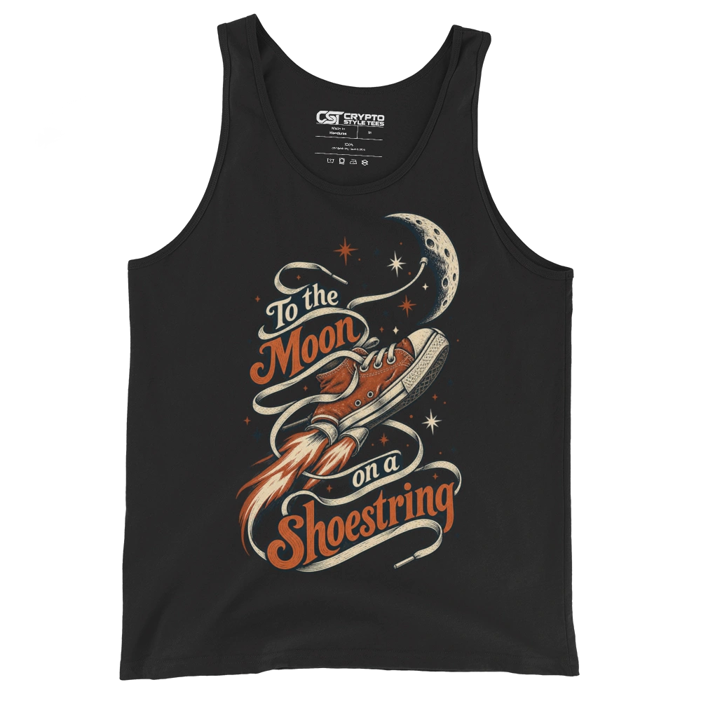 To the Moon on a Shoestring Tank Top