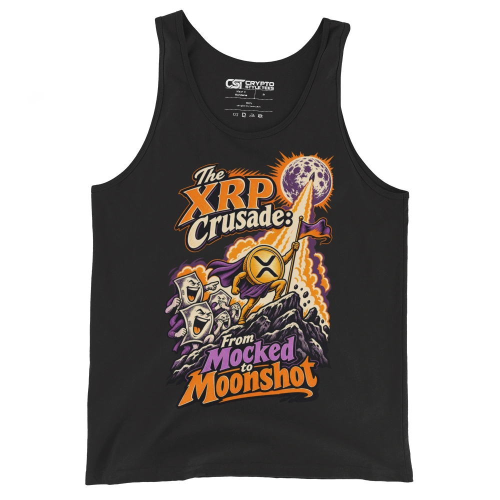 The XRP Crusade: From Mocked to Moonshot Tank Top