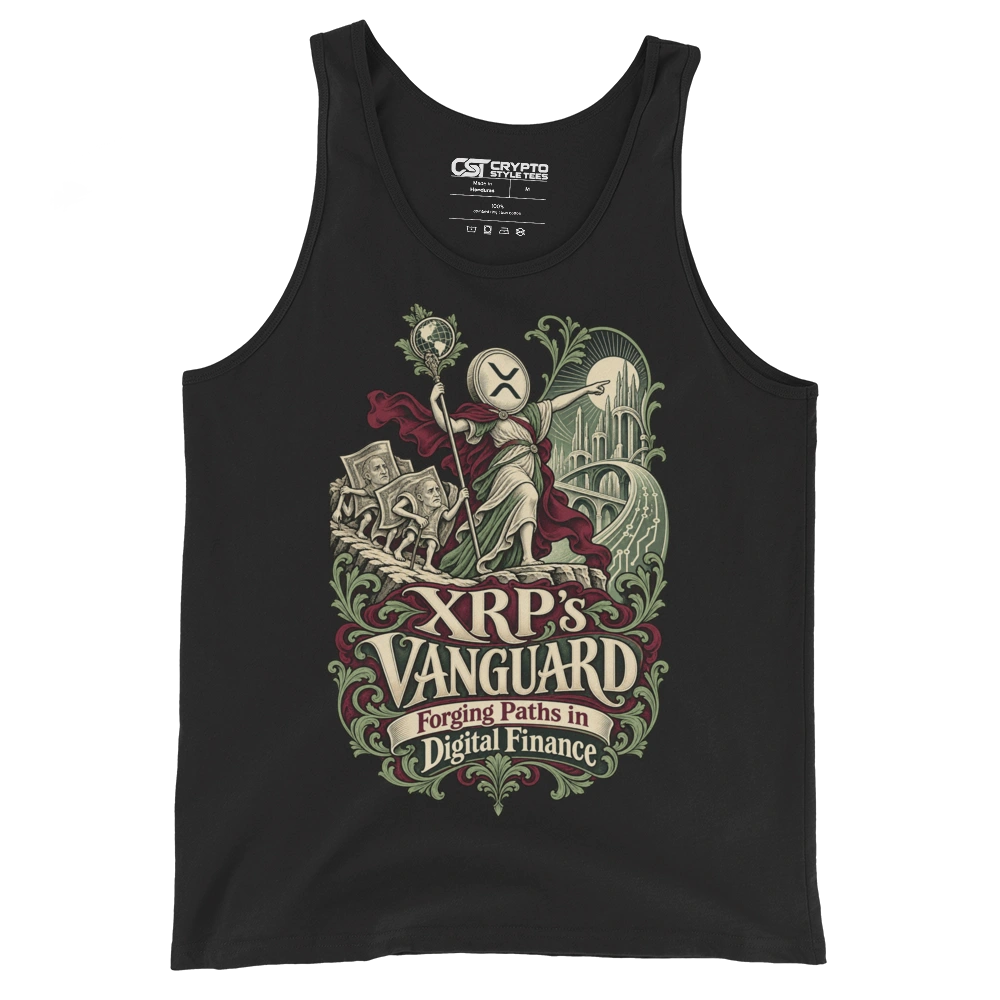 XRP’s Vanguard Forging Paths in Digital Finance Tank Top in Black