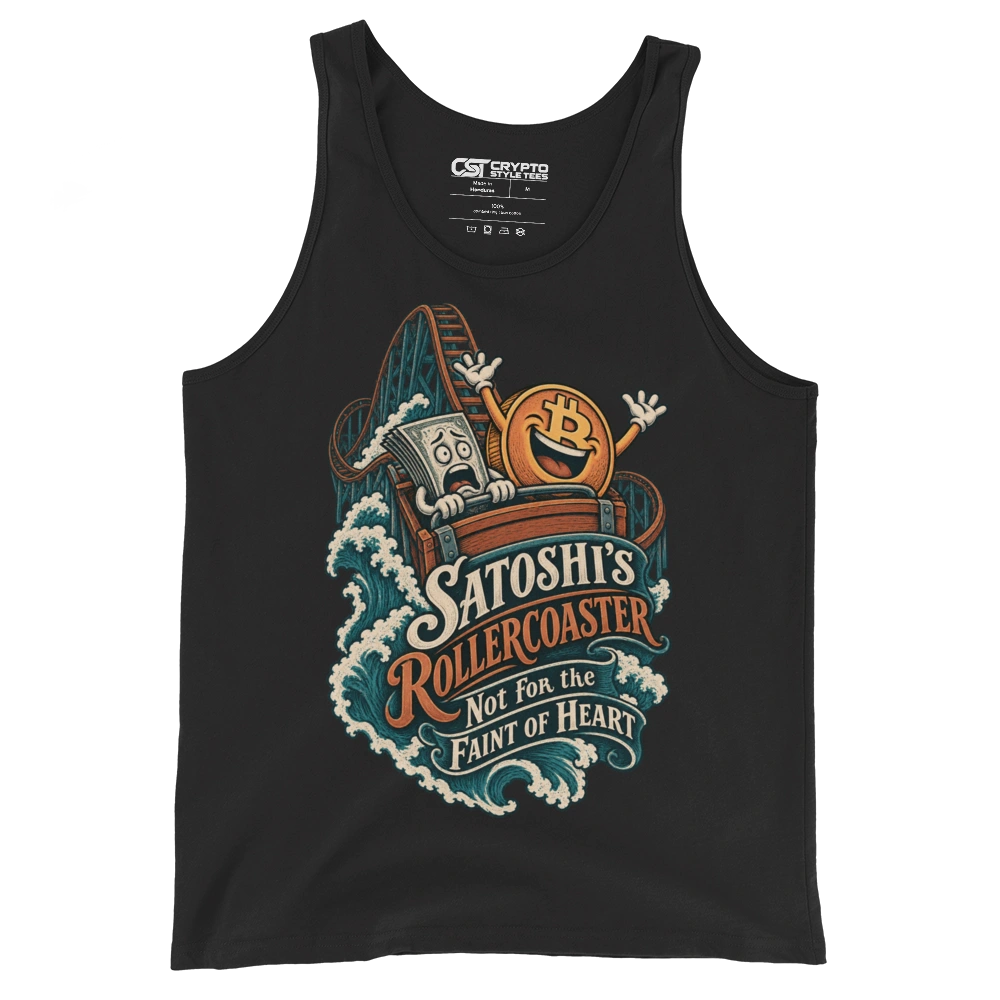 Satoshi’s Rollercoaster Not for the Faint of Heart Tank Top