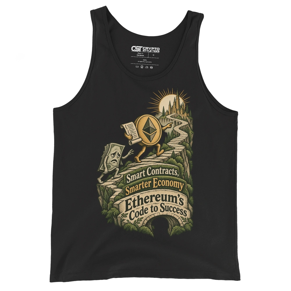 Smart Contracts, Smarter Economy Ethereum’s Code to Success Tank Top in Black