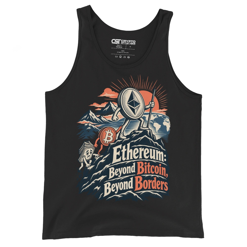 Ethereum: Beyond Bitcoin, Beyond Borders Tank Top in Black