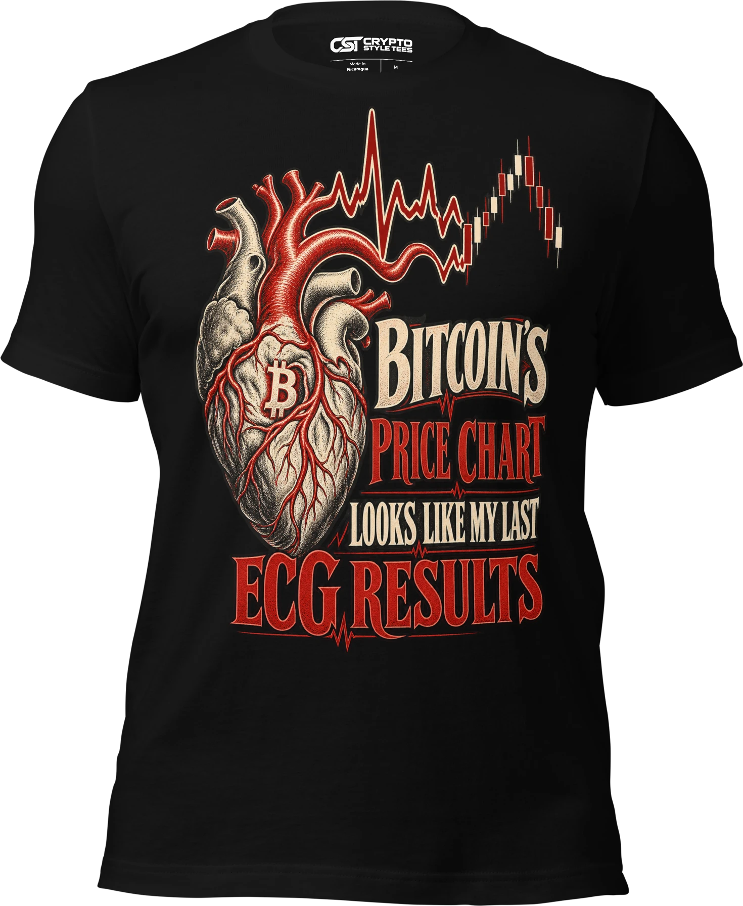 Bitcoin’s Price Chart Looks Like My Last ECG Results T Shirt