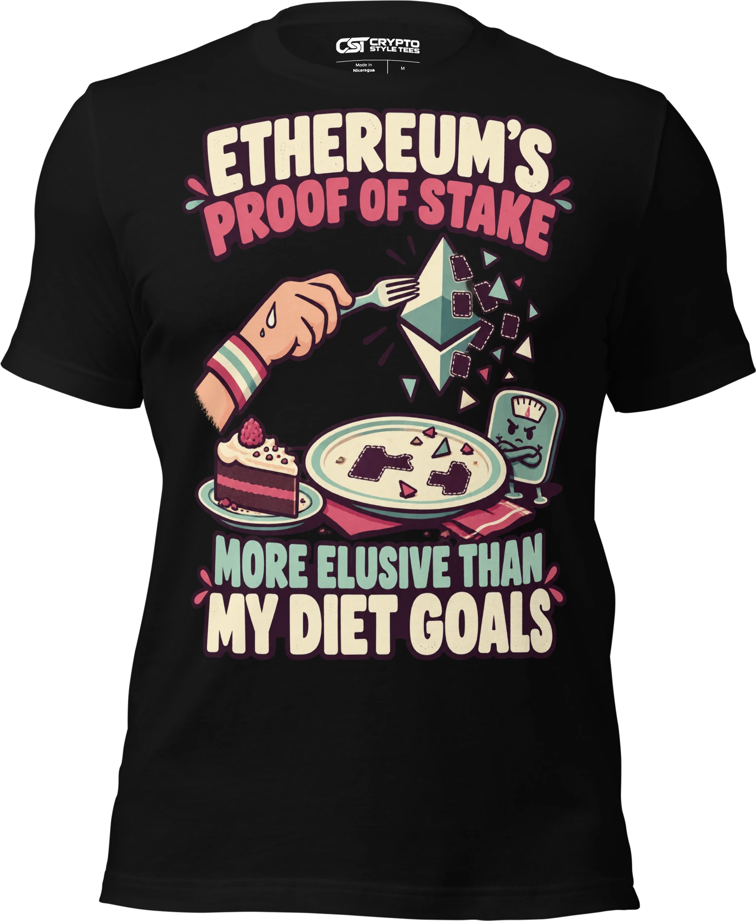 Ethereum’s Proof of Stake More Elusive Than My Diet Goals T Shirt