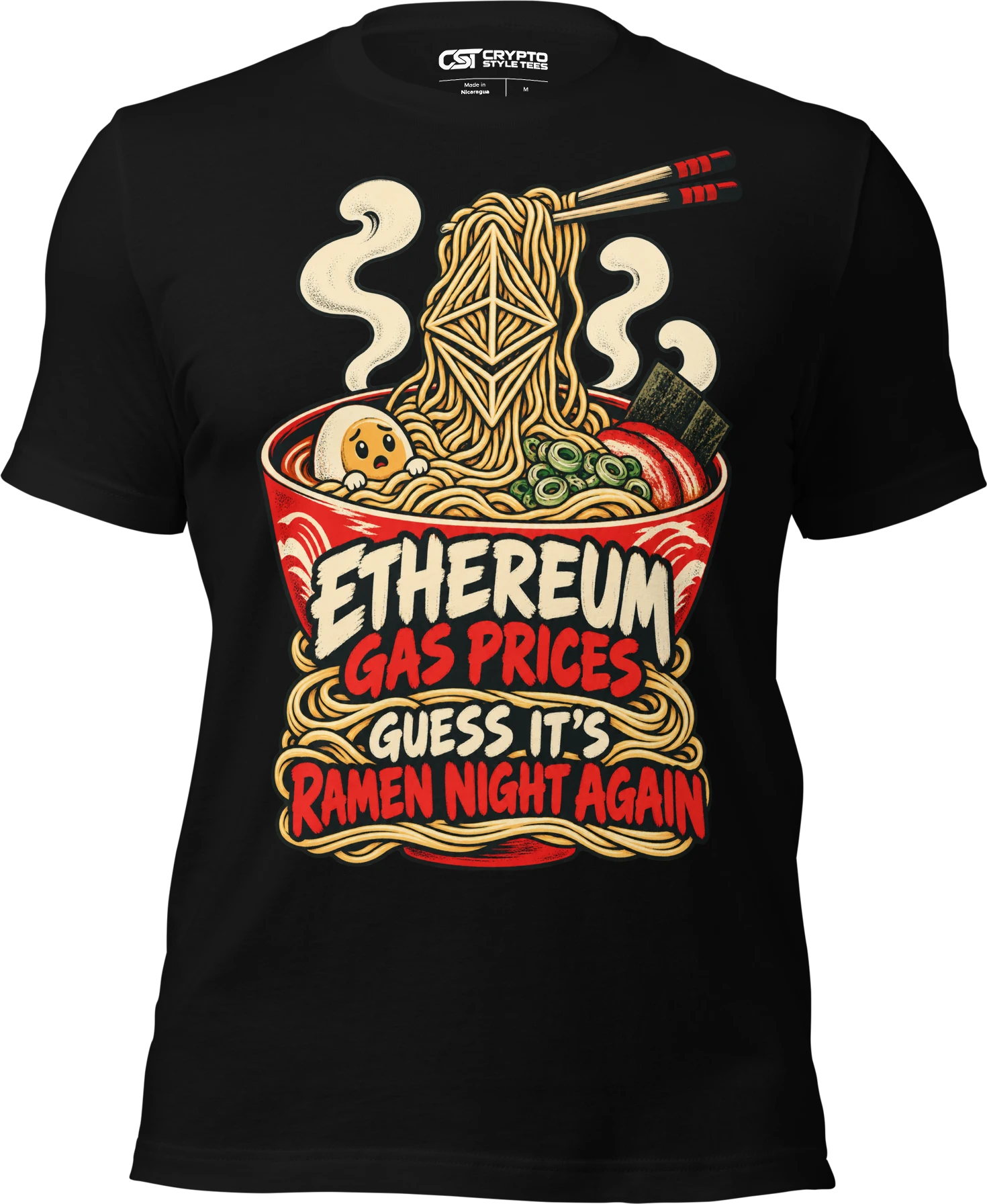 Ethereum Gas Prices Guess It’s Ramen Night Again T Shirt