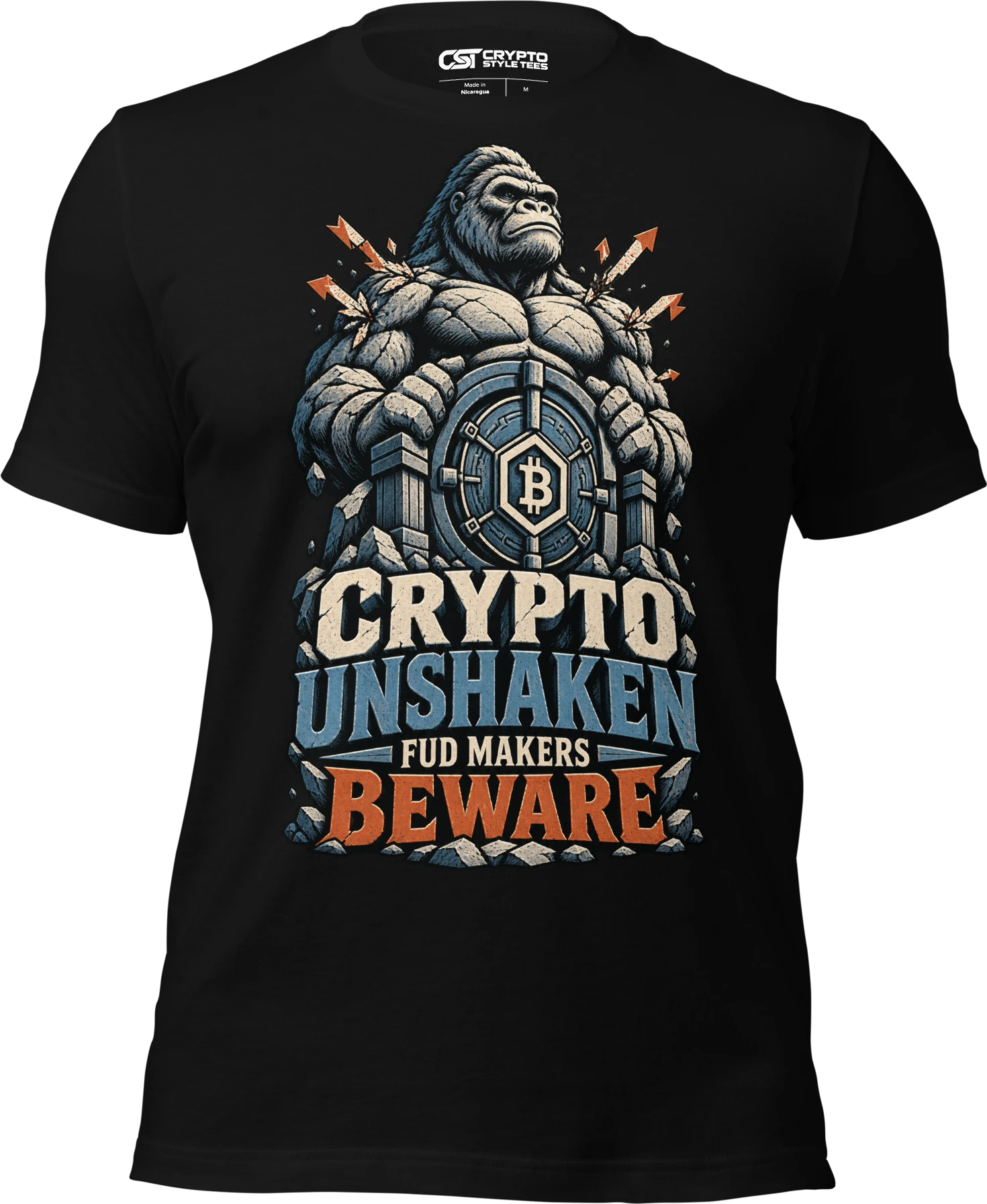 Crypto Unshaken FUD Makers Beware T Shirt