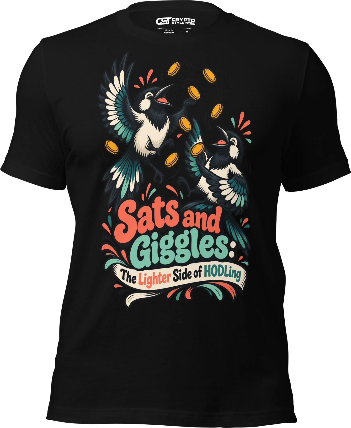 Sats and Giggles: The Lighter Side of HODLing T Shirt