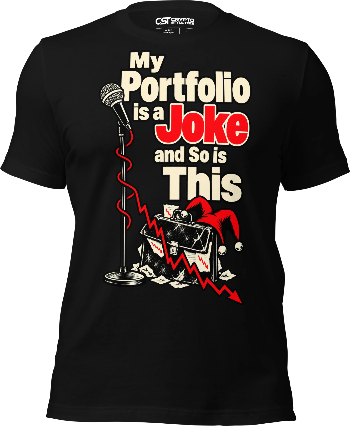 My Portfolio is a Joke and So is This T Shirt in Black