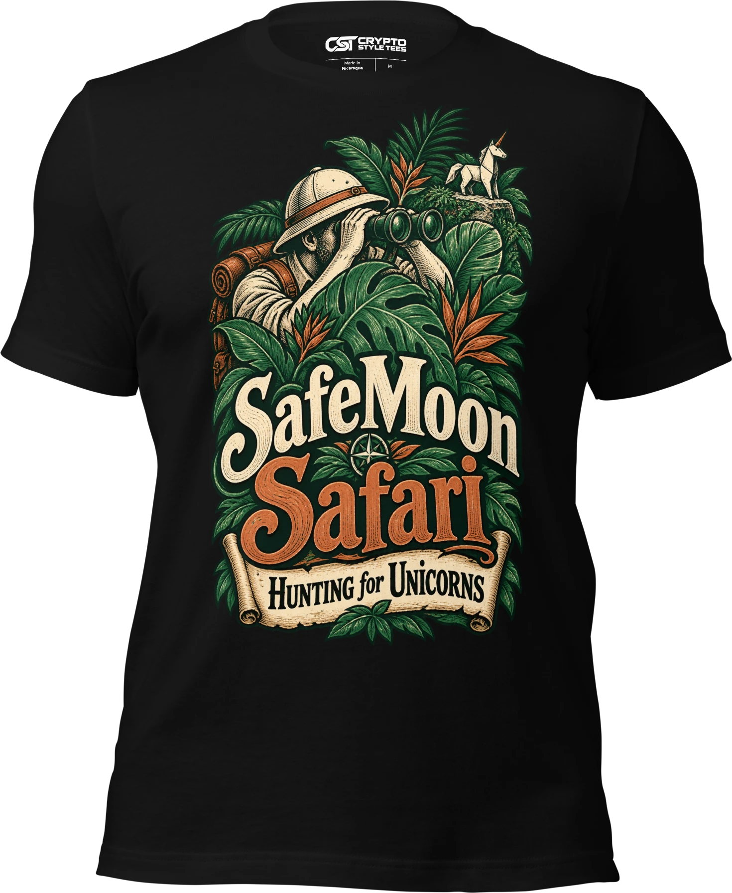 SafeMoon Safari – Hunting for Unicorns T Shirt