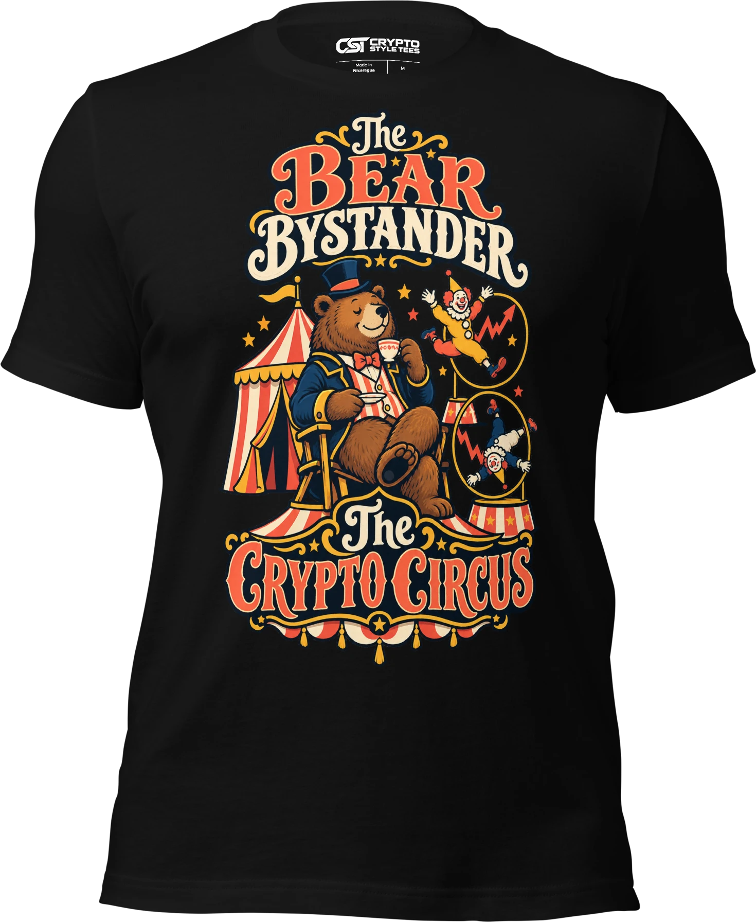 The Bear Bystander The Crypto Circus T Shirt