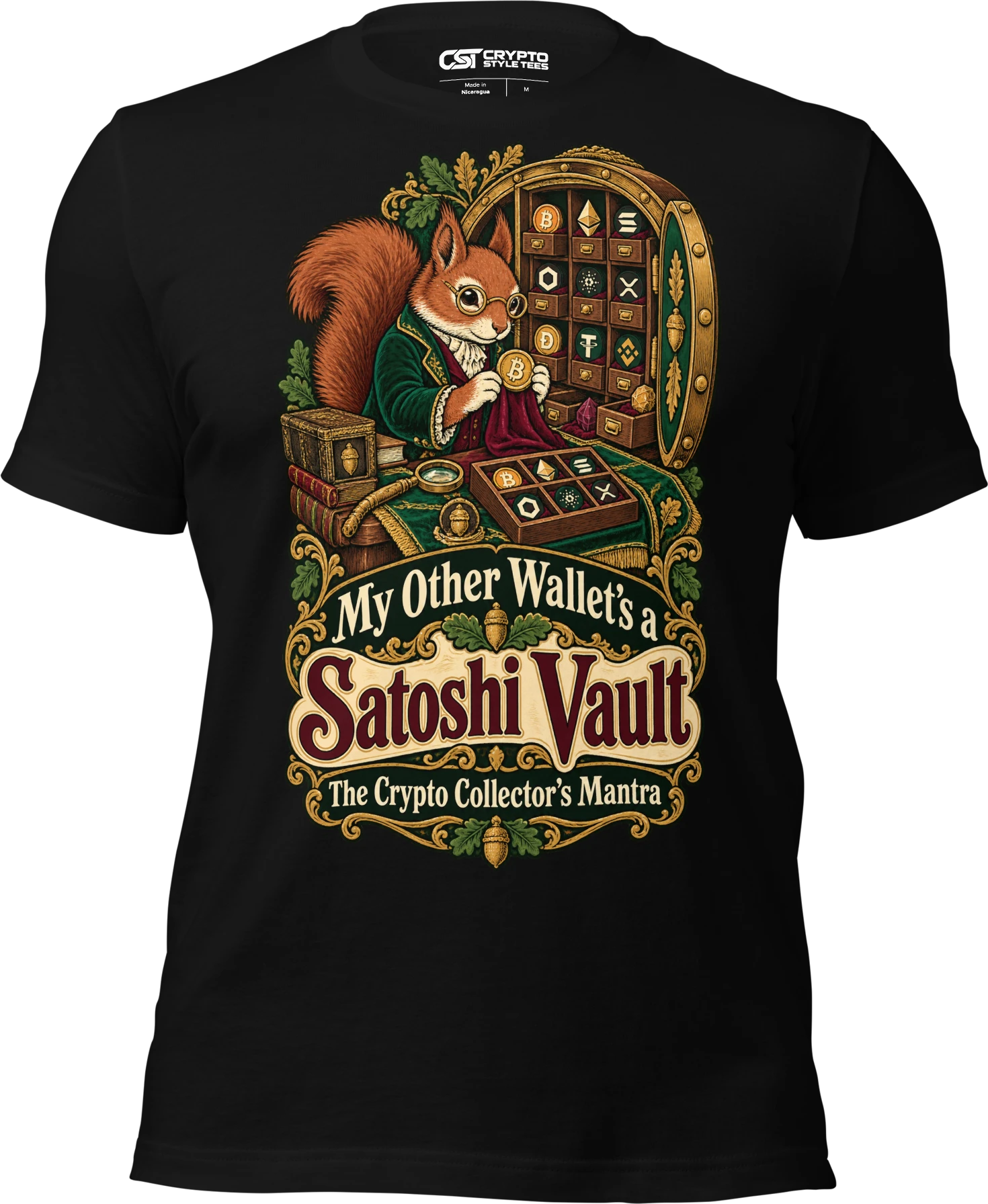 My Other Wallet’s a Satoshi Vault The Crypto Collector’s Mantra T Shirt