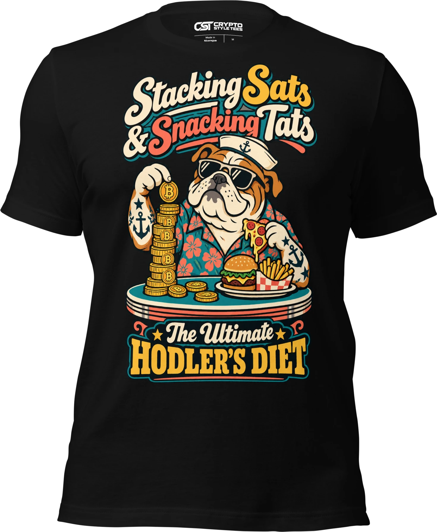 Stacking Sats & Snacking Tats The Ultimate Hodler’s Diet T Shirt