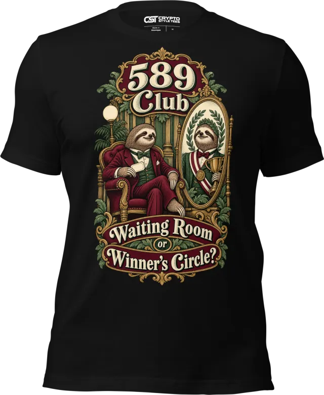 589 Club Waiting Room or Winner’s Circle? T Shirt in Black