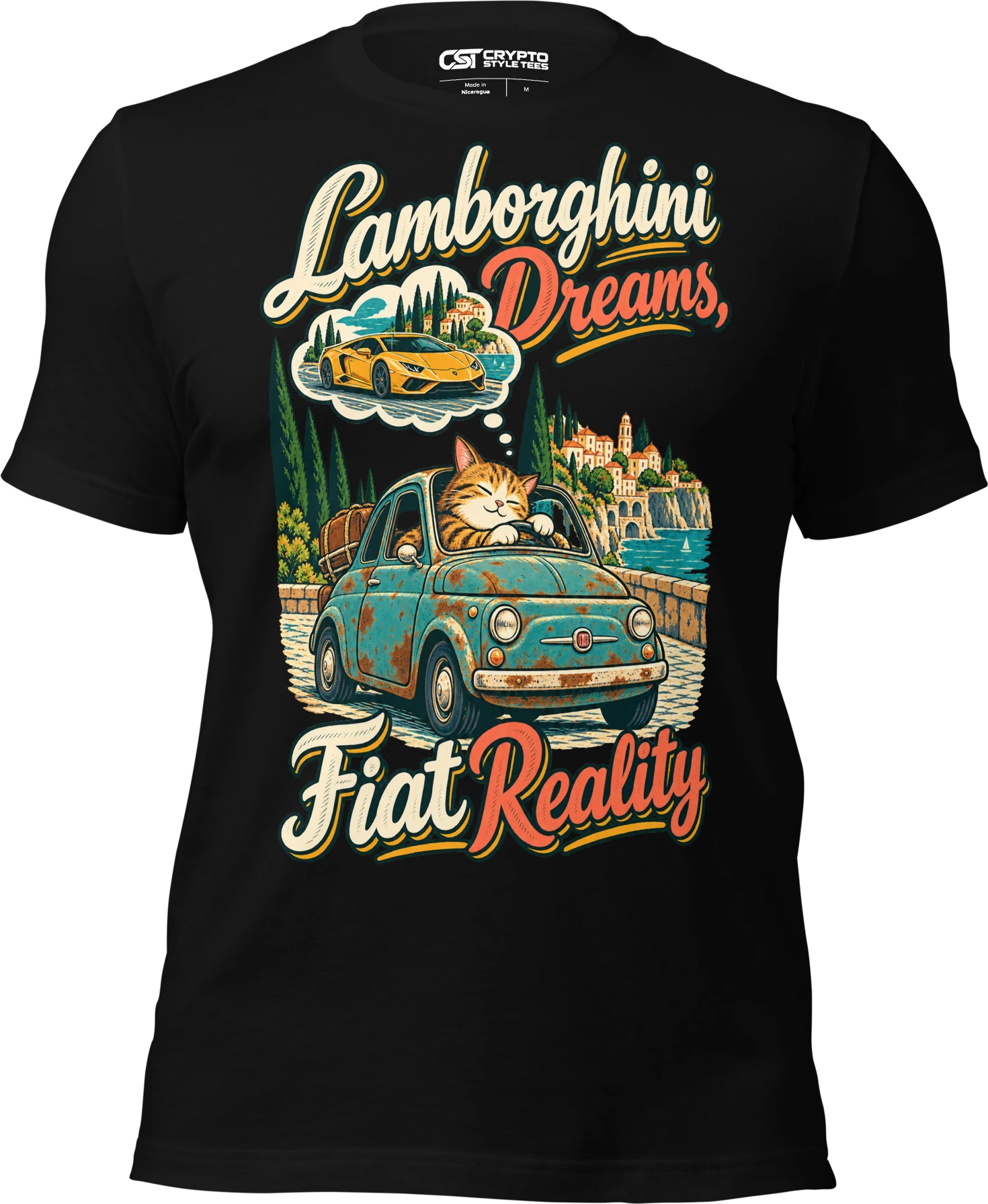 Lamborghini Dreams, Fiat Reality T Shirt