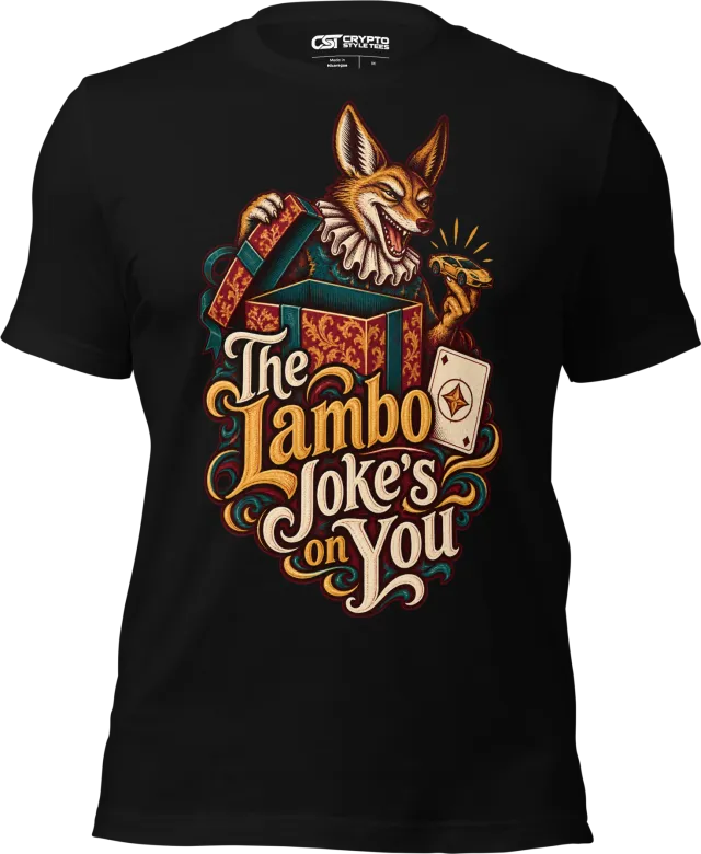 The Lambo Joke’s on You T Shirt in Black