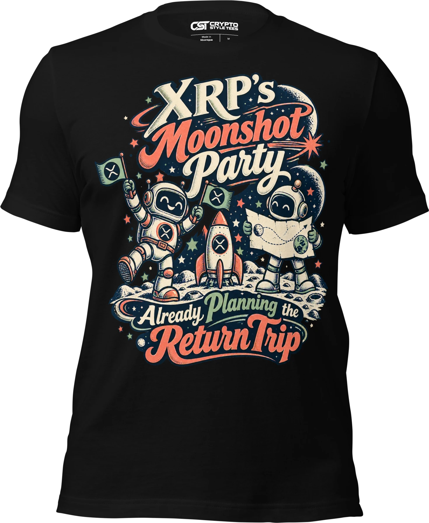 XRP’s Moonshot Party Already Planning the Return Trip T Shirt