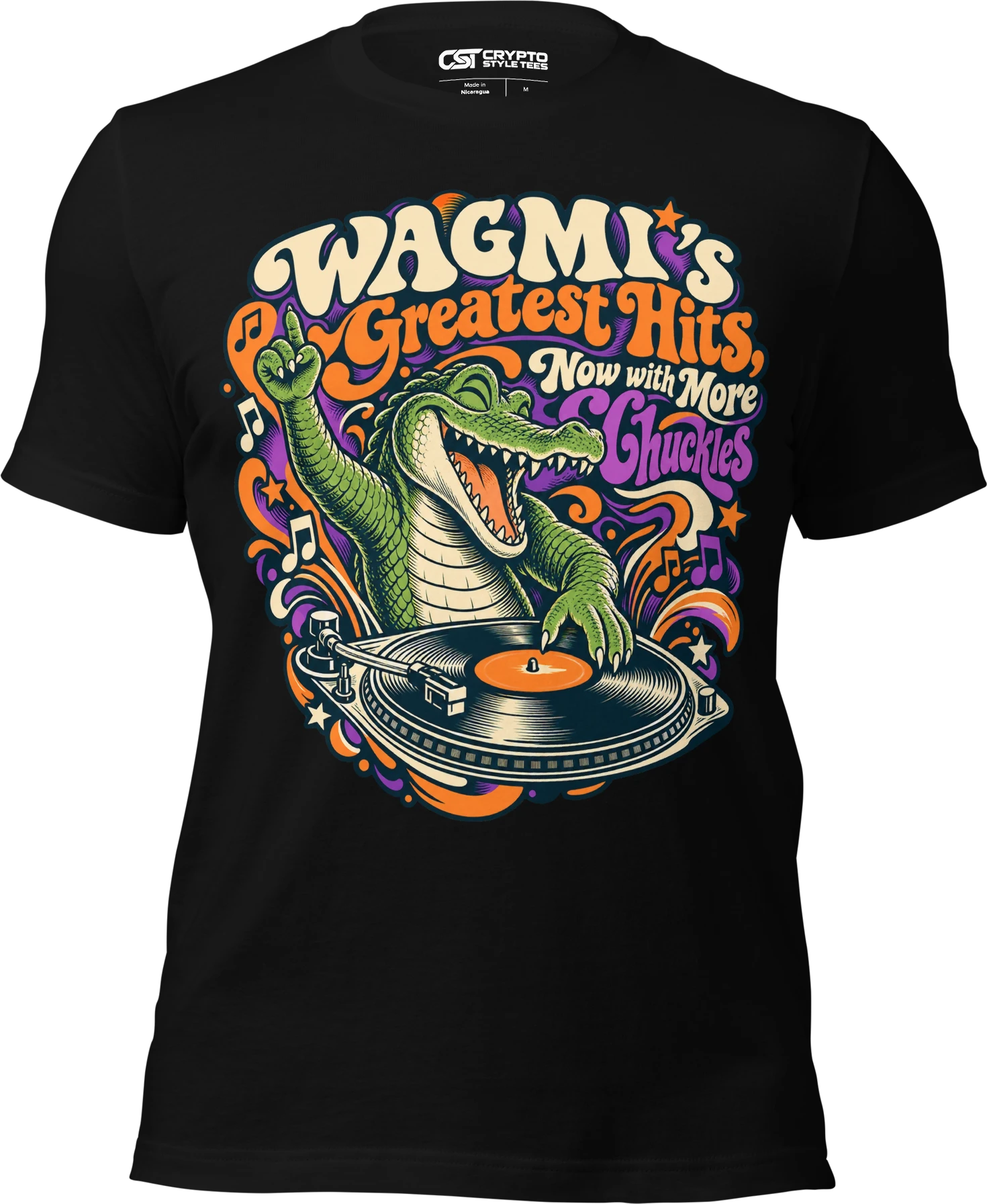 WAGMI’s Greatest Hits, Now with More Chuckles T Shirt in Black