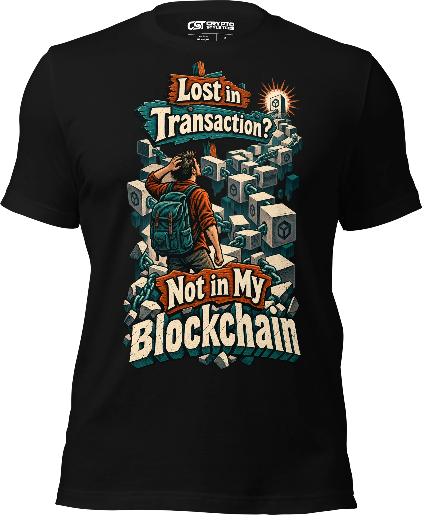 Lost in Transaction? Not in My Blockchain T Shirt