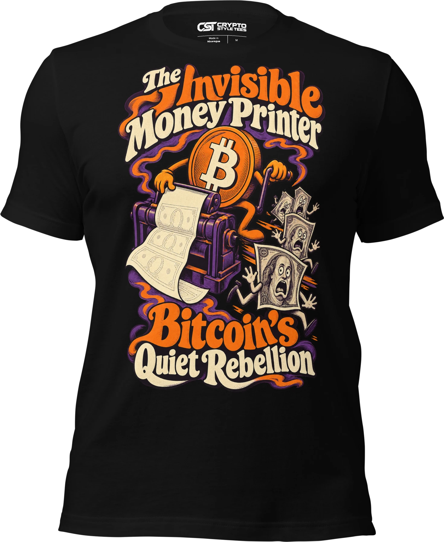 The Invisible Money Printer Bitcoin’s Quiet Rebellion T Shirt