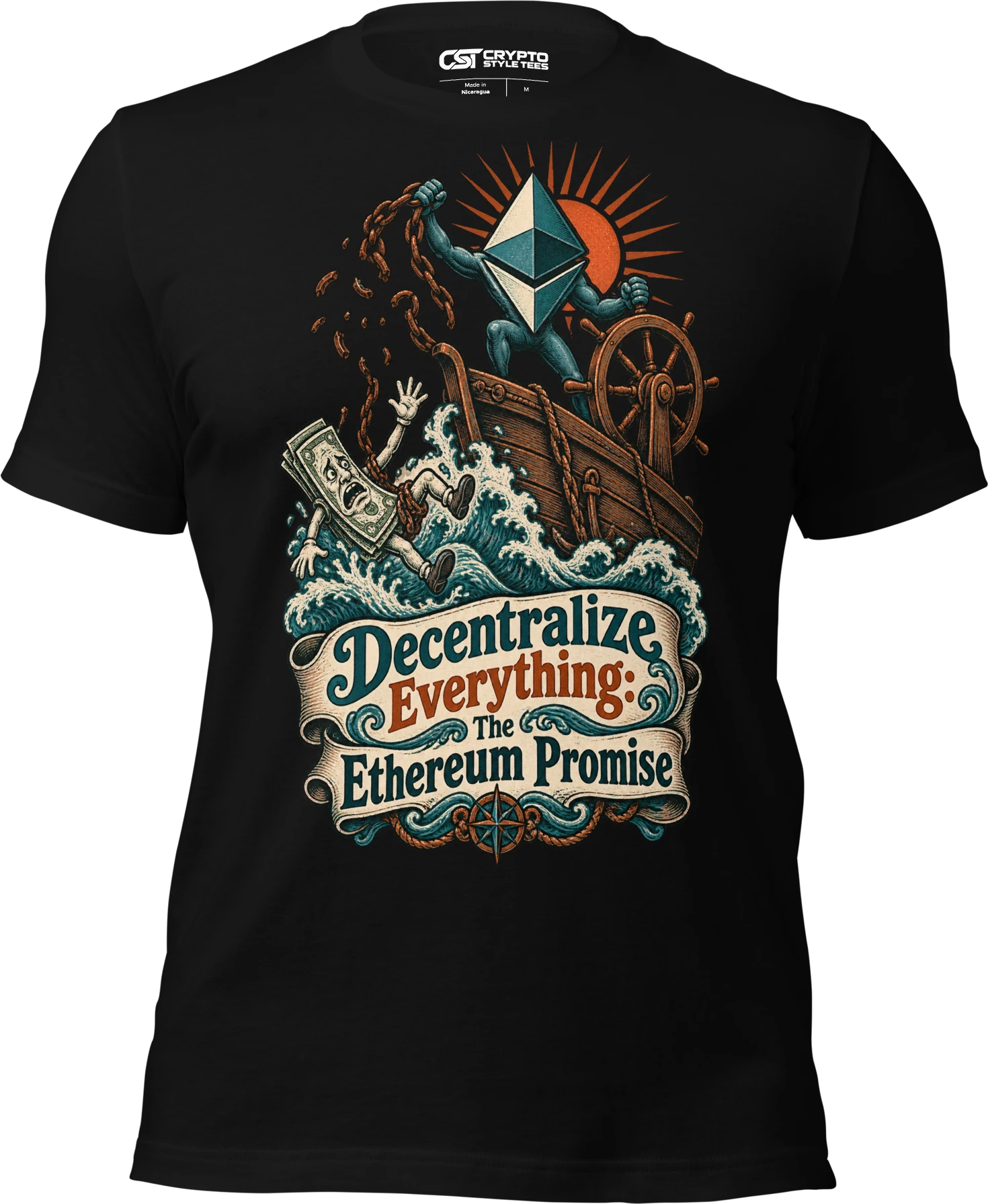 Decentralize Everything: The Ethereum Promise T Shirt