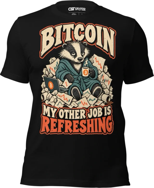 Bitcoin — My Other Job Is Refreshing in Black