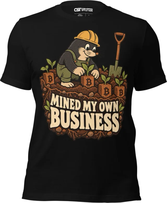 MINED MY OWN BUSINESS in Black