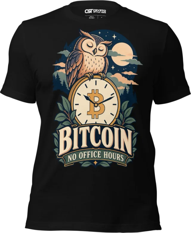 BITCOIN — NO OFFICE HOURS in Black