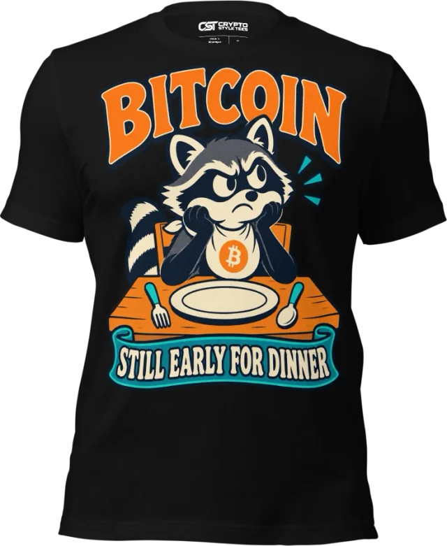 BITCOIN — STILL EARLY FOR DINNER in Black