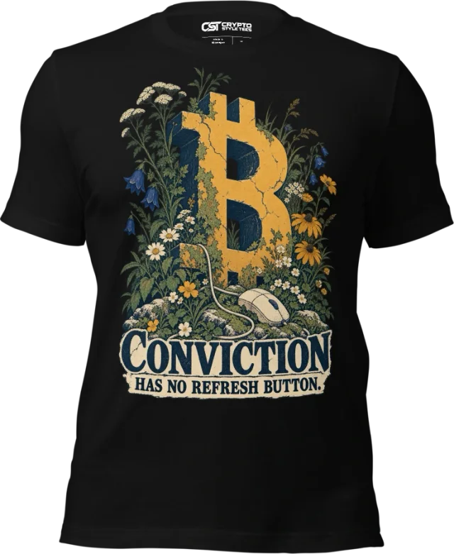 CONVICTION — HAS NO REFRESH BUTTON in Black