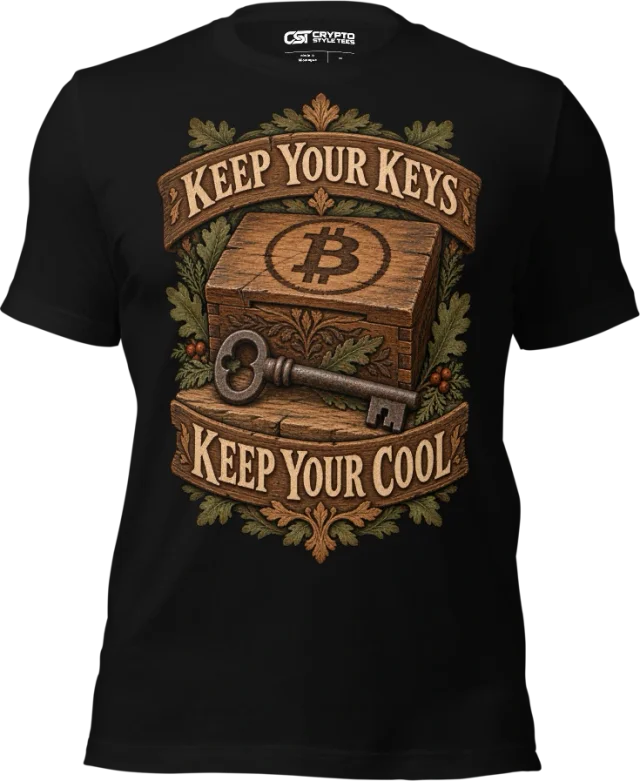 KEEP YOUR KEYS — KEEP YOUR COOL in Black