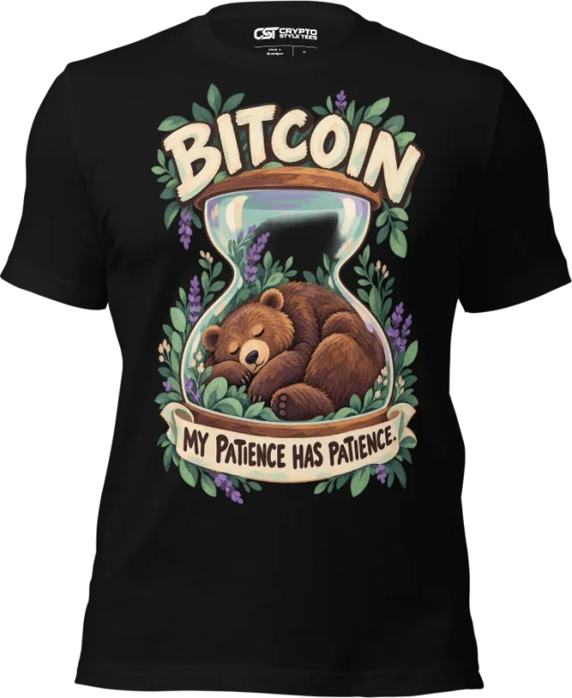 BITCOIN — MY PATIENCE HAS PATIENCE in Black