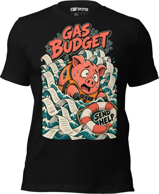 GAS BUDGET — SEND HELP in Black