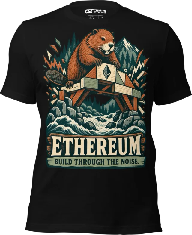 ETHEREUM — BUILD THROUGH THE NOISE in Black