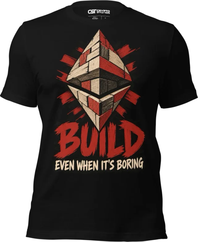 BUILD — EVEN WHEN IT'S BORING in Black