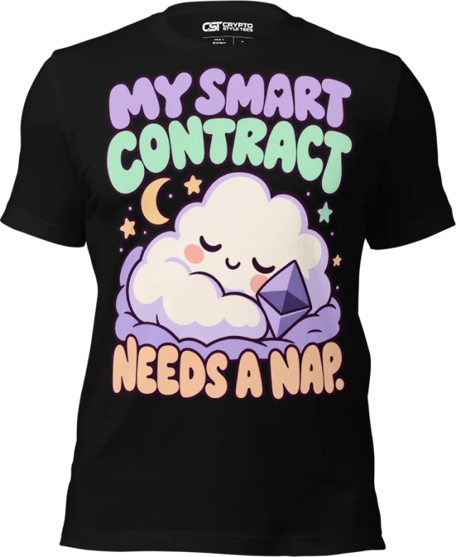 MY SMART CONTRACT — NEEDS A NAP in Black