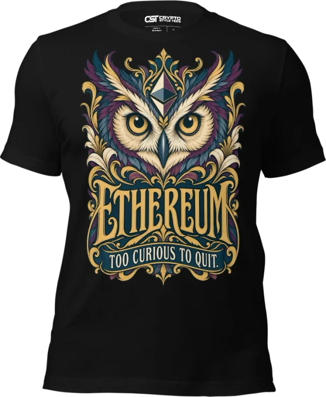 ETHEREUM — TOO CURIOUS TO QUIT in Black
