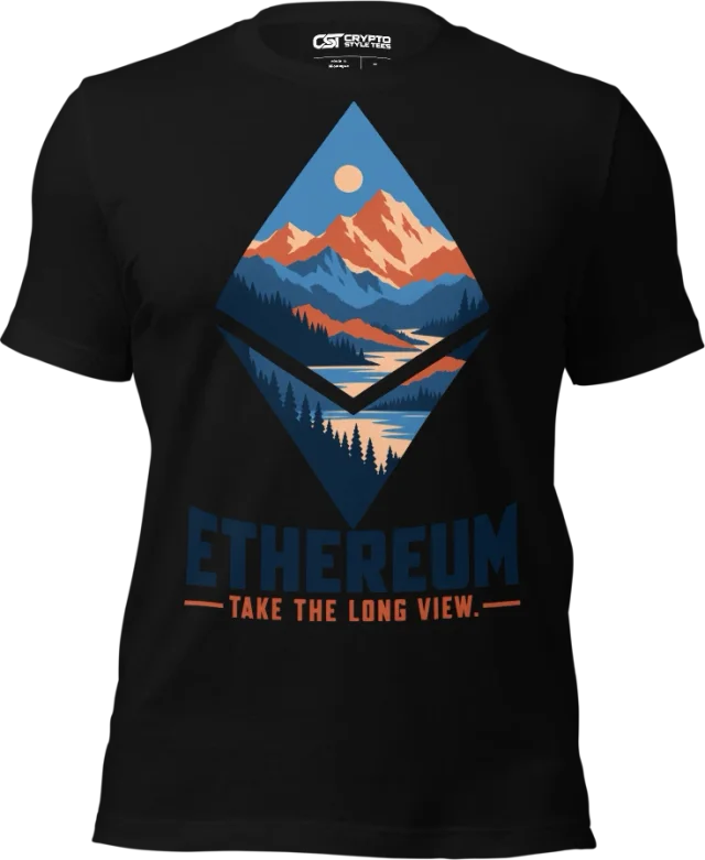 ETHEREUM — TAKE THE LONG VIEW in Black