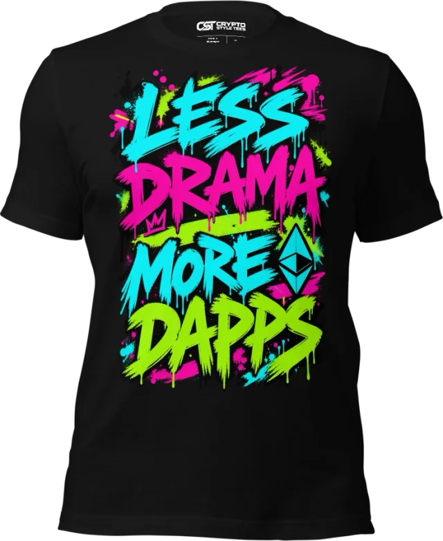 LESS DRAMA — MORE DAPPS in Black