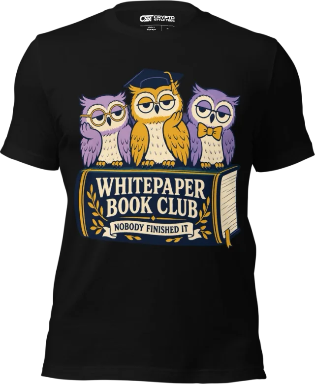 WHITEPAPER BOOK CLUB — NOBODY FINISHED IT in Black