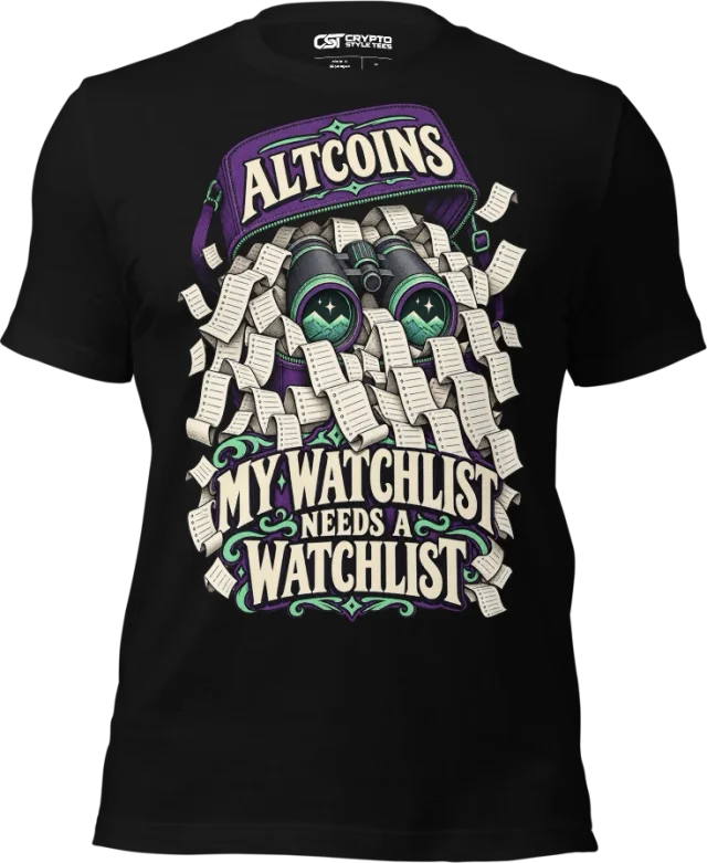 ALTCOINS — MY WATCHLIST NEEDS A WATCHLIST in Black