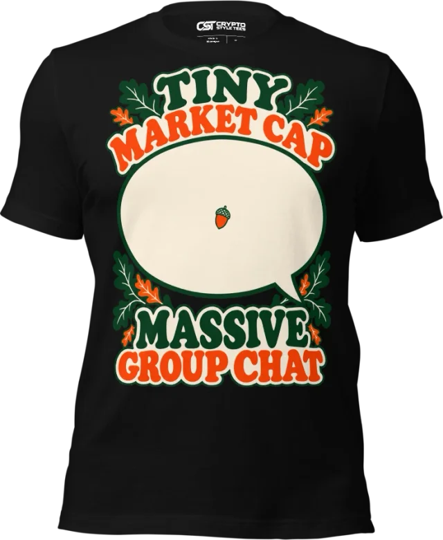TINY MARKET CAP — MASSIVE GROUP CHAT in Black