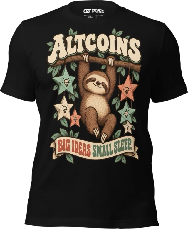 ALTCOINS — BIG IDEAS SMALL SLEEP in Black