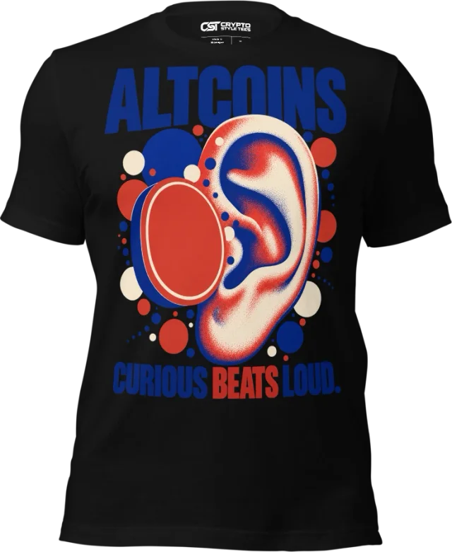 ALTCOINS — CURIOUS BEATS LOUD in Black