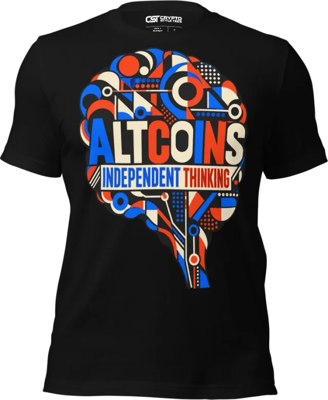 ALTCOINS — INDEPENDENT THINKING in Black