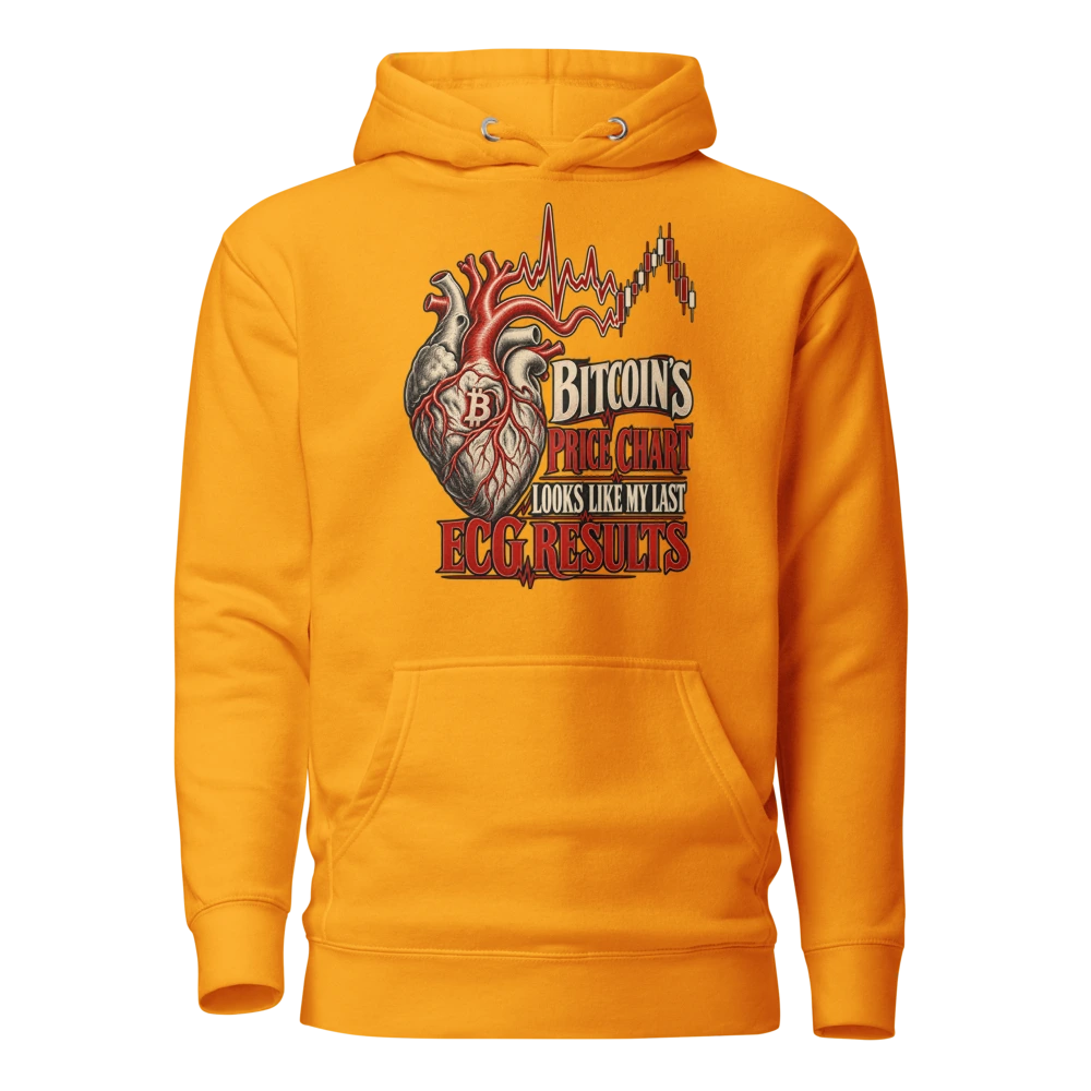 Bitcoin’s Price Chart Looks Like My Last ECG Results Hoodie